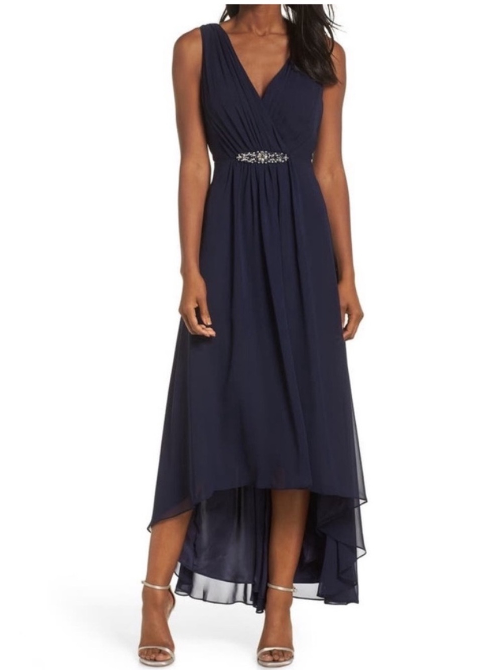 Eliza J Embellished High/Low
ChiffonDress Size 14 New